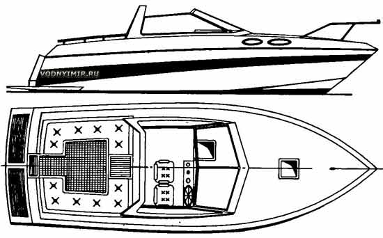 Общий вид катера, технология постройки которого рассматривается в статье
