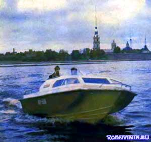 The project of the pleasure and tourist cabin motor boat «Rainbow-51»