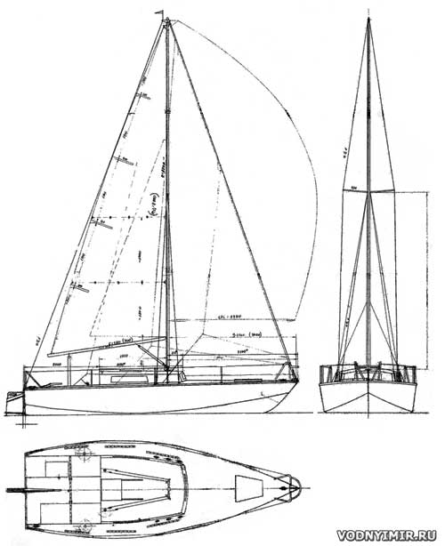 Общий вид яхты «Виктория»