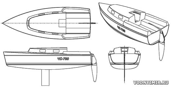 Корпус яхты проекта ЧС-790