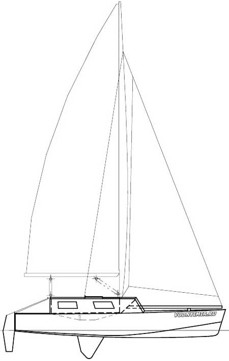 Парусная яхта-катамаран: проект и чертежи катамарана для самостоятельной постройки