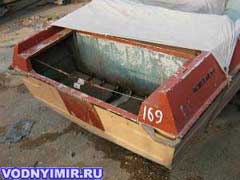 Конструкция транца и моторного отсека мотолодки «Крым»