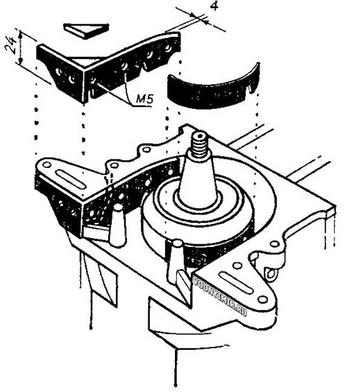 Ремонт кронштейна стартера подвесного лодочного мотора «Вихрь»