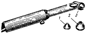 General view of the welding torch and replaceable parts