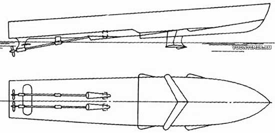 Схема катера А-7