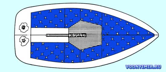Схема общего расположения яхты «Avar A 17»