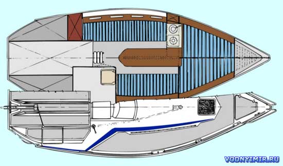 Схема общего расположения яхты «Tobago 26»