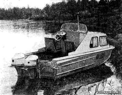 Каюта на мотолодке «Казанка-2М» — установка рубки на моторной лодке «Казанка-2М» — переделка, переоборудование серийной лодки