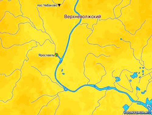 Уровень воды г. Ярославль, Горьковское водохранилище, река Волга
